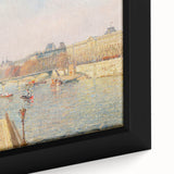 Extra large black wall art featuring a textured, colorful abstract design on a framed canvas, suitable for living room decor.