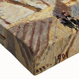 Large art canvas featuring a black and white landscape painting, ideal for bedroom wall decor.