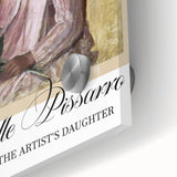 Mid-century modernist acrylic print of an abstract landscape in muted earth tones, ideal for dining room art.