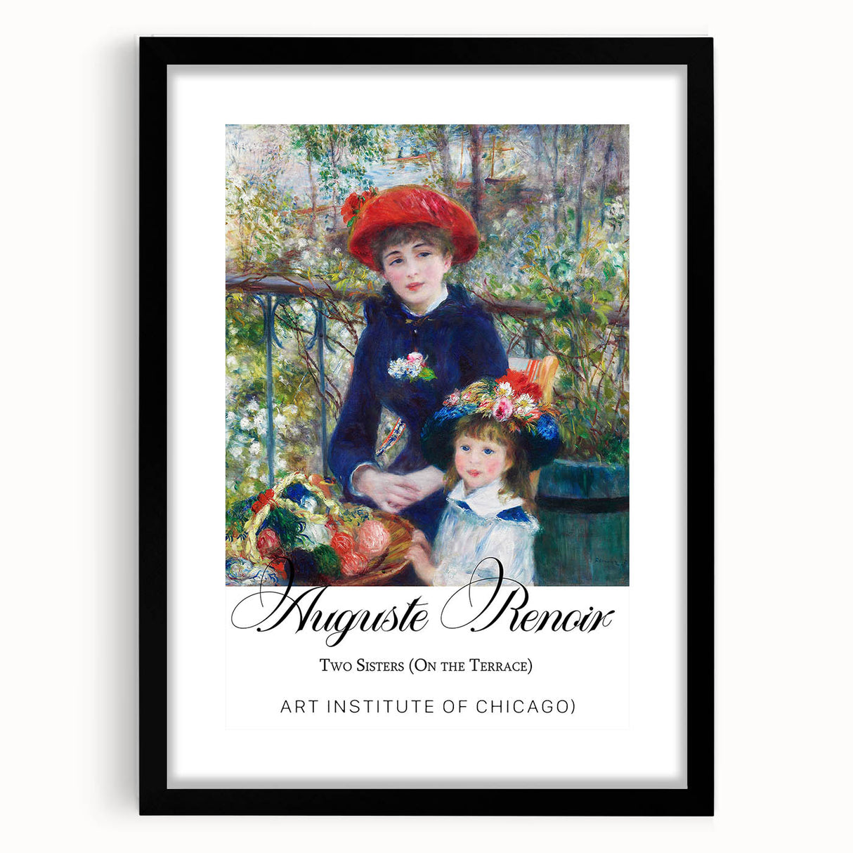 Extra large abstract art print with vibrant colors and textured details on a black framed canvas.
