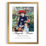 Textured abstract art print by Camille Pissarro in gold frame, displaying muted earth tones.