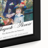 Extra large framed canvas featuring a textured, colorful depiction of a rural landscape by Camille Pissarro.