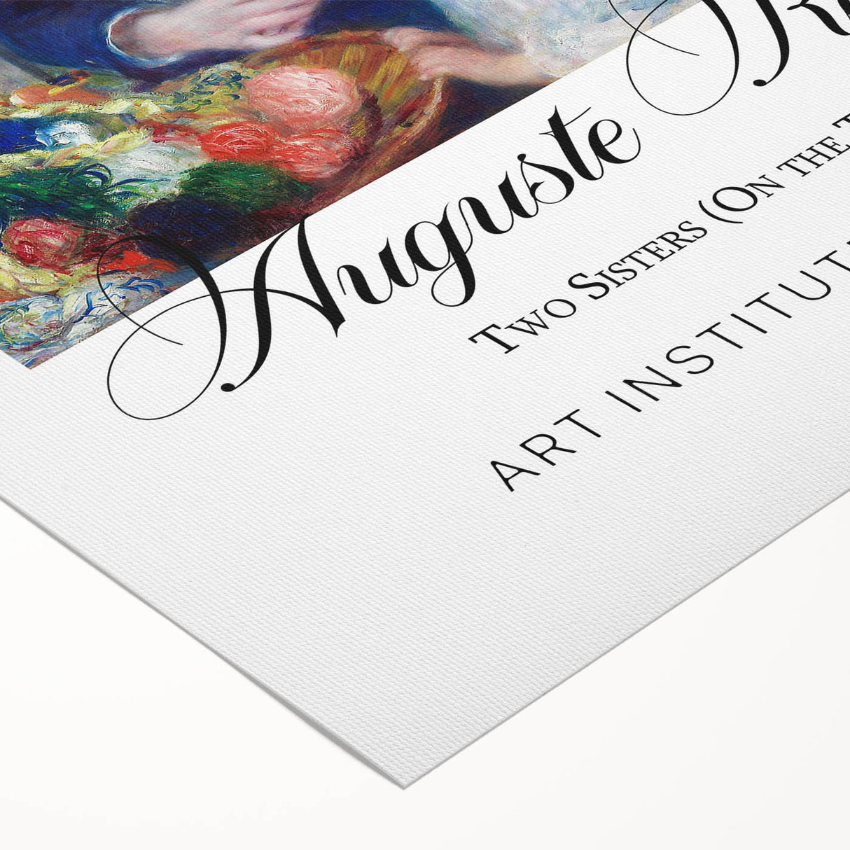 Art deco poster featuring a Camille Pissarro-inspired landscape on rolled canvas, suitable for dining room wall art.