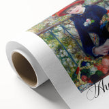 Art deco poster featuring a Camille Pissarro painting on rolled canvas, ideal for nursery wall art.