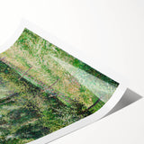 Extra large rolled print featuring line art flowers in muted earth tones, ideal for large living room wall decor.