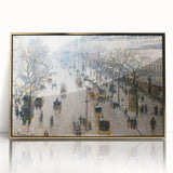 Mid-century modernist art of a lush landscape in soft green and gold tones, framed acrylic, ideal for nursery wall decor.