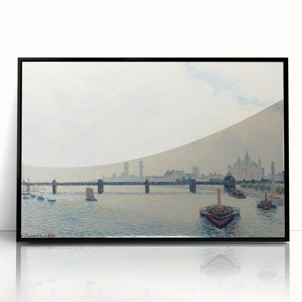 Large abstract wall art featuring muted earth tones on a framed acrylic, perfect for a mid-century modernist living room.