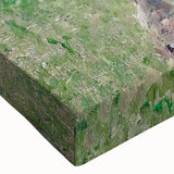 Large art depicting a black and white landscape painting on stretched canvas, suitable for bedroom decor.