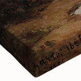 Large art canvas depicting a black and white landscape painting by Camille Pissarro, ideal for bedroom wall decor.