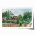 Rolled print of a Camille Pissarro floral painting in soft pastel shades, ideal for art wall dining room decor.