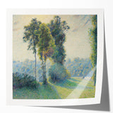 Extra large floral art print on glossy photo paper, featuring soft pastel shades.