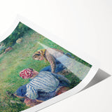 Extra large wall art featuring line art flowers in muted earth tones on rolled canvas, ideal for large living room decor.