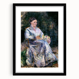 Extra large framed abstract art print featuring a colorful, textured depiction of a vibrant cityscape.