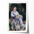 Rolled print of Camille Pissarro's impressionist floral painting in soft pastel colors, ideal for art wall dining room.