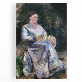 Black and white impressionist-style painting of a rural scene on a large stretched canvas, suitable for kitchen wall art.