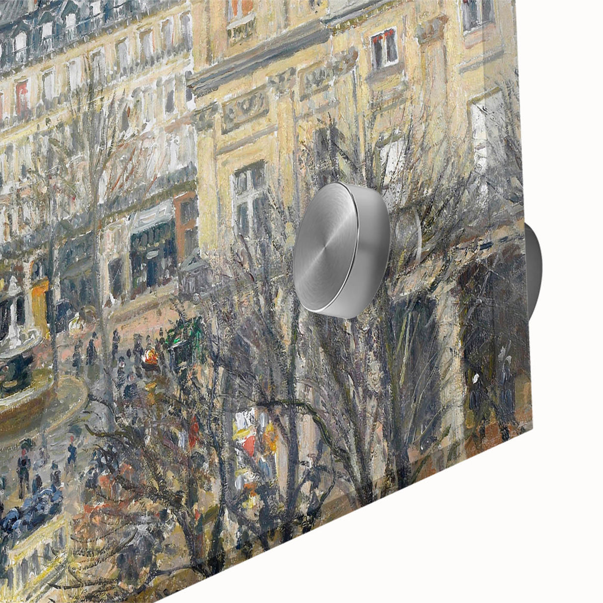Large abstract wall art by Camille Pissarro in acrylic glass, featuring mid-century modernist style.