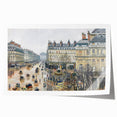 Rolled print of Camille Pissarro's floral artwork in soft green and pink tones, ideal for art wall dining room.
