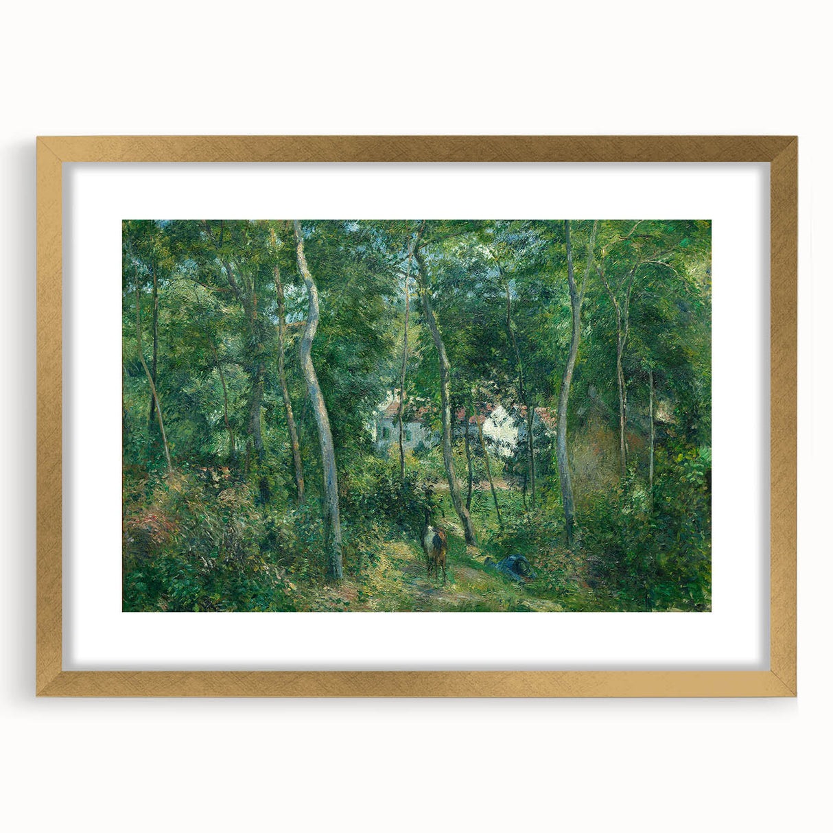 Extra large framed wall art of an abstract textured print featuring earthy tones and gold accents.