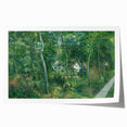 Rolled print of a Camille Pissarro floral landscape in soft pastels, ideal for art wall dining room.
