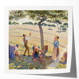 Extra large wall art featuring a Camille Pissarro floral design in soft pastel shades on glossy photo print.
