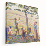 Large canvas print of Camille Pissarro's impressionist painting, ideal for kitchen wall art.