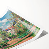 Extra large wall art featuring line art flowers in soft gray tones on a rolled print, suitable for large living room decor.