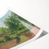 Extra large wall art featuring line art flowers in soft pastel shades on rolled canvas, suitable for large living room decor.