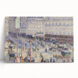 Black and white print of a serene landscape, stretched canvas, ideal for kitchen wall art or bedroom ambiance.