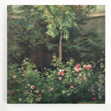 Black and white print of a busy street scene on a large stretched canvas, suitable for kitchen art.