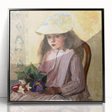 Large abstract wall art by Camille Pissarro, featuring mid-century modernist style in black and white tones.