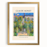 Extra large wall art featuring an abstract print of Claude Monet's impressionist style.