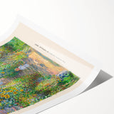 Extra large wall art featuring line art flowers in muted colors on a rolled canvas, ideal for large living room decor.