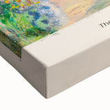 Large art featuring a black and white landscape painting on stretched canvas, ideal for bedroom wall decor.