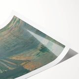 Extra large wall art featuring line art flowers in soft pastel hues on rolled canvas, ideal for large living room decor.