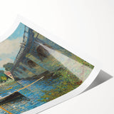 Extra large wall art featuring line art flowers in pastel shades on a rolled canvas, suitable for large living room decor.