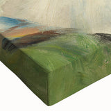 Black and white Claude Monet landscape painting on large canvas, ideal for bedroom wall art.