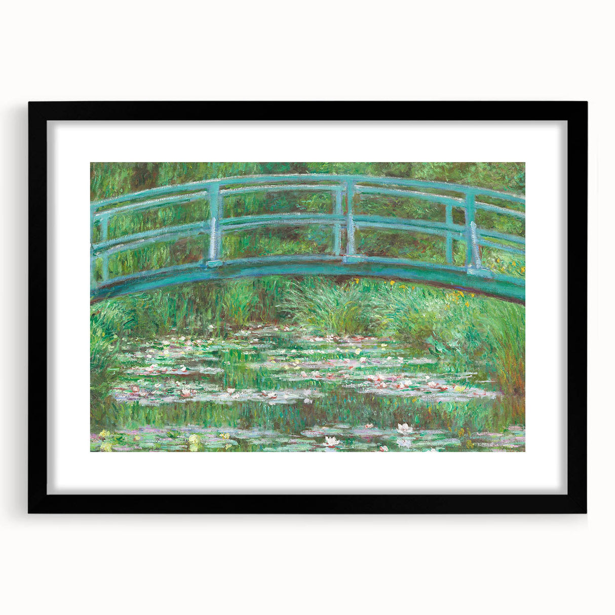 Extra large framed print of colorful, abstract art featuring textured brushstrokes in vibrant hues.