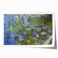 Extra large rolled print of Claude Monet's floral design in pastel shades, ideal for art wall dining room or bathroom.