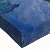 Large art canvas featuring a black and white landscape painting, ideal for bedroom wall decor.