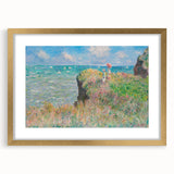 Extra large abstract art print featuring a textured representation of a garden.