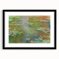 Extra large abstract art print featuring colorful, textured brushstrokes on a black framed canvas.