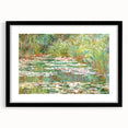 Extra large abstract art print featuring colorful, textured brush strokes on a black framed canvas.