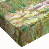 Large art canvas featuring a black and white Claude Monet landscape painting, ideal for bedroom wall decor.