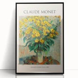 Large abstract wall art print featuring mid-century modernist design in muted earth tones, framed in black acrylic.