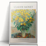 Acrylic print of Claude Monet's impressionist painting, featuring soft pastel colors.