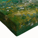 Black and white landscape painting on large canvas featuring a serene nature scene, ideal for bedroom wall art.