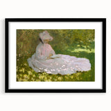 Extra large, colorful abstract art print of textured brushstrokes in vibrant hues, in a black frame.