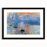 Extra large canvas featuring an abstract art print of vibrant, textured colors in a black frame.