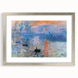 Textured art print of an abstract landscape in muted green and blue tones on a framed canvas, ideal for bedroom art.