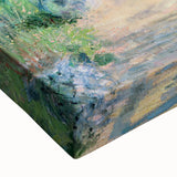 Large art canvas featuring a black and white landscape painting, ideal for bedroom wall decor.